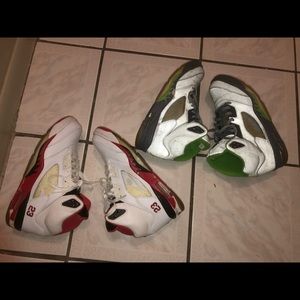 2006 FIRE RED 5s & 2006 GREEN BEAN 5s. Beaters